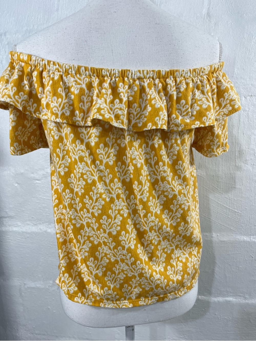 LOFT FLORAL OFF THE SHOULDER TOP - Picture 11 of 14